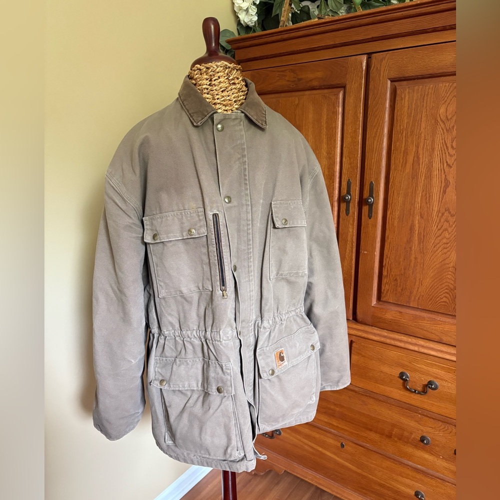 Carhartt 1997 2XL Field Jacket cinch waist made in USA